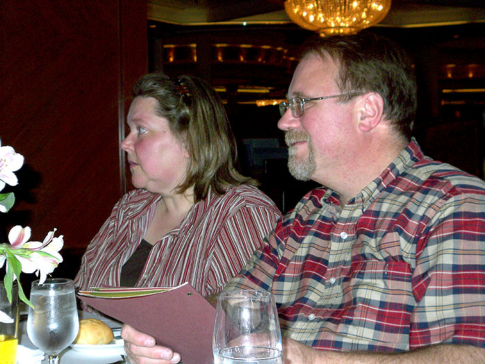 Click to Play related video! Terri and Brian consider a selection from the wine list.