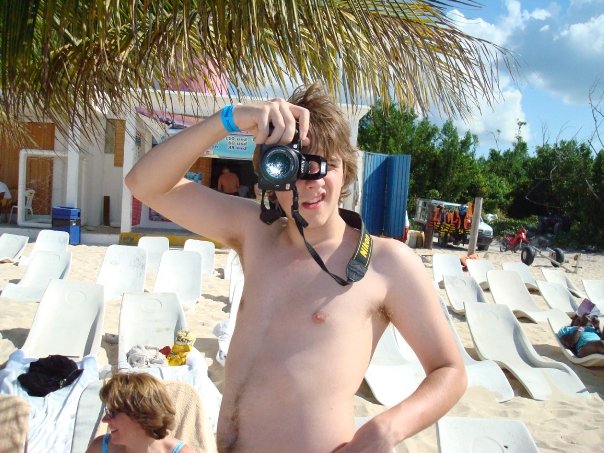 Ben, master photographer, composes a complex shot.