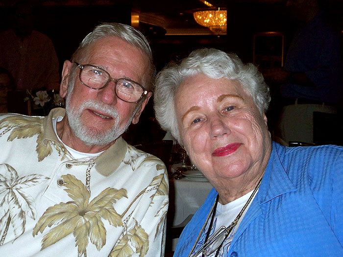 Karl and Glenna; super, double diamond-platinum Crown & Anchor Society members for life.